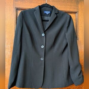 Black Ann Taylor, Three-Button Factory Blazer, Size 6P